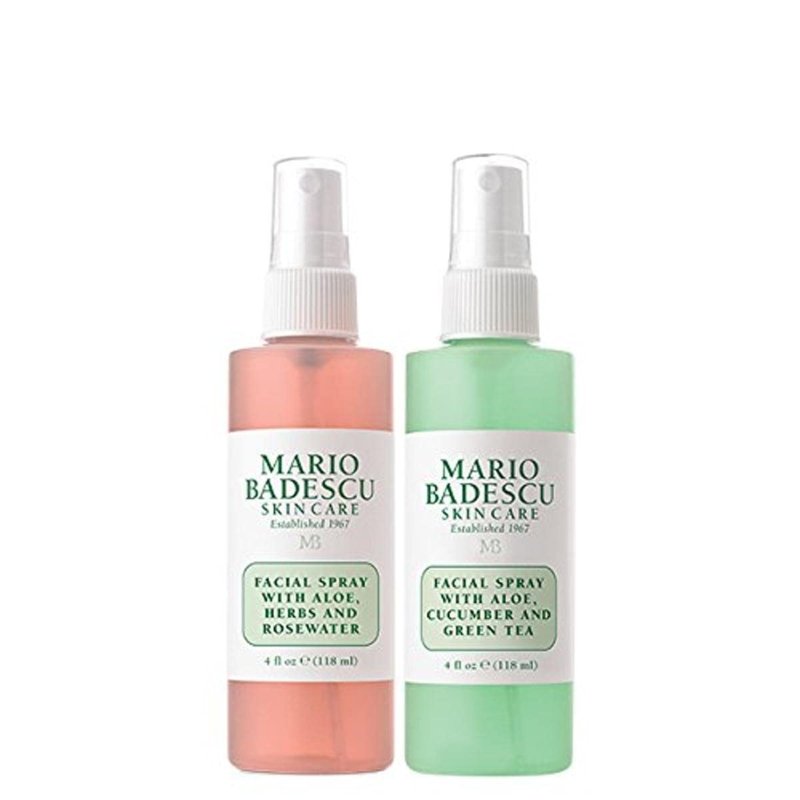 Mario Badescu Facial Spray with Aloe, Herbs and Rose Water for All Skin Types, Face Mist that Hydrates, Rejuvenates & Clarifies