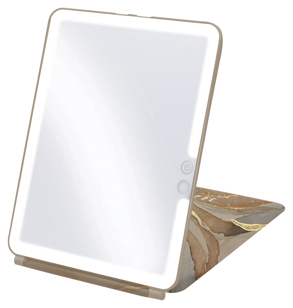 Sensse Glow Up LED Flip Top Modern Marble Mirror