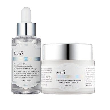 Klairs Freshly Juiced Vitamin Drop & Klairs Freshly Juiced Vitamin E Mask